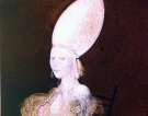 Bambolina, 1972 - cm.15x20.5, Tempera su tavola