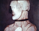 Guerriero, 1972 - cm.60x70, Tempera su tavola