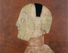 Ritratto imprevisto, 1972 - cm.50x70, Tempera su tavola