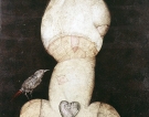 Piccolo re di cuori, 1974 - cm.50x60, Tempera su tavola