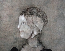 La moglie dell\'archivista, 1975 - cm.40x50, Tempera su tavola