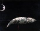 Notturno, 1978 - cm.70x50, Tempera su tavola