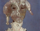 Antiritratto, 1981 - cm.34x24, Tempera su tavola