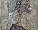 Antiritratto n.3, 1981 - cm.34x24, Tempera su tavola