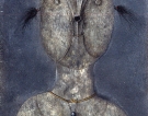 Bimba, 1983 - cm.24x34, Tempera su tavola