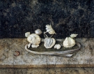 Vecchia n morta, 1985 - cm.80x100, Tempera su tavola