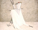 Piccola offerta, 1989 - cm.40x50, Tempera su tavola