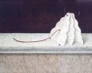 Rat, 1989 - cm.34x24, Tempera su tavola