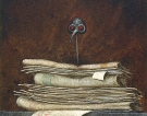 Altre storie, 1991 - cm.17x24, Tempera su tavola