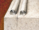 Mamma e papà, 1994 - cm.15x20, Tempera su tavola