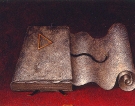Una pagina II, 1994 - cm.30x20, Tempera su tavola