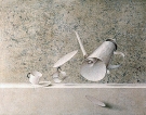 Blowing breakfast, 1996 - cm.70x50, Tempera su tavola