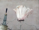 L\'altro fiore reciso, 1999 - cm.40x30, Tempera su tavola