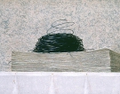 Manoscritti inutili, 2002 - cm.50x100, Tempera su tavola