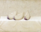 Fette, 2011 - cm.35x70, Tempera su tavola