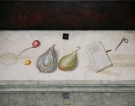 Bis dei frutti, 2014 - 50x70, Tempera su tavola